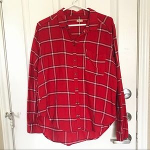 Hollister Red Flannel